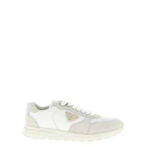 Prada White Polyamide Low Top Women's Sneakers